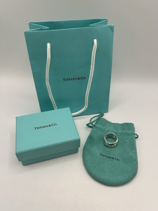 Tiffany & Co. Jewelry - Tiffany and Co Sterling Silver Braided Criss Cross Band Ring Size 7 Celtic Knot